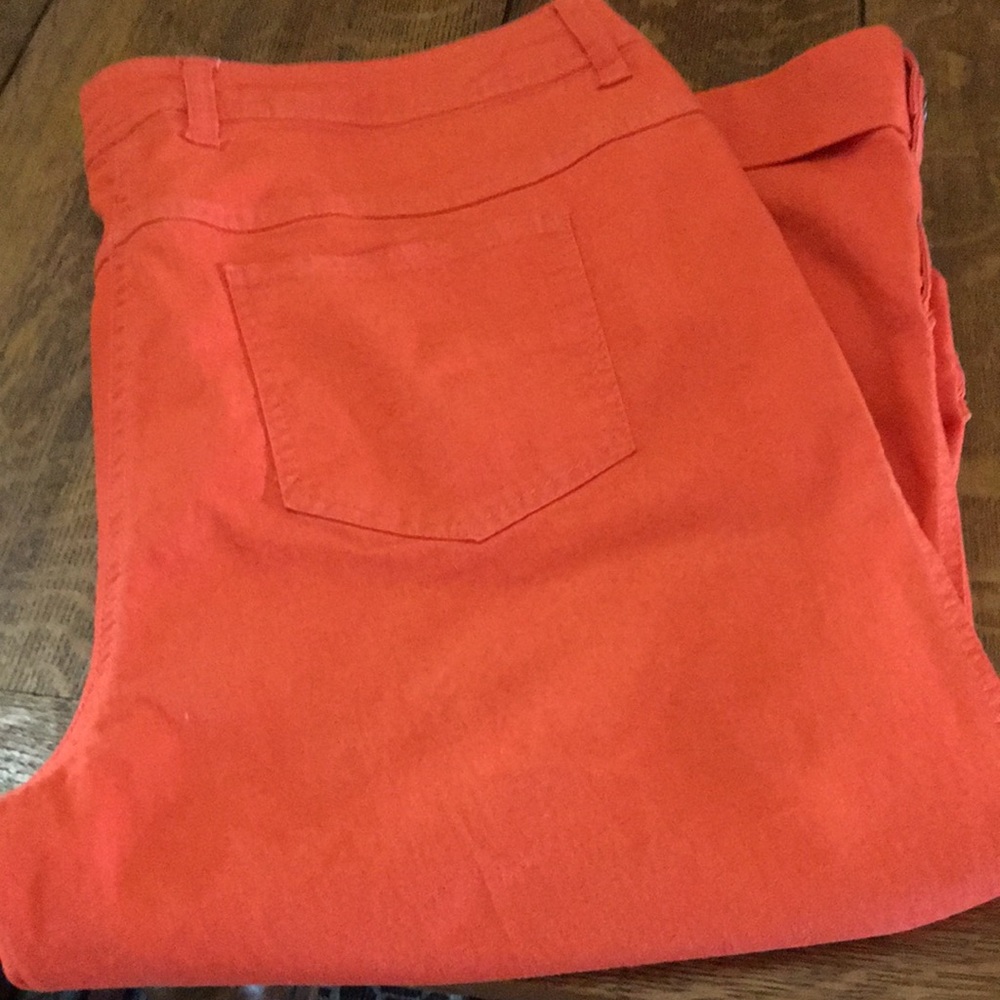 Orange Multiples brand crop pants size 16